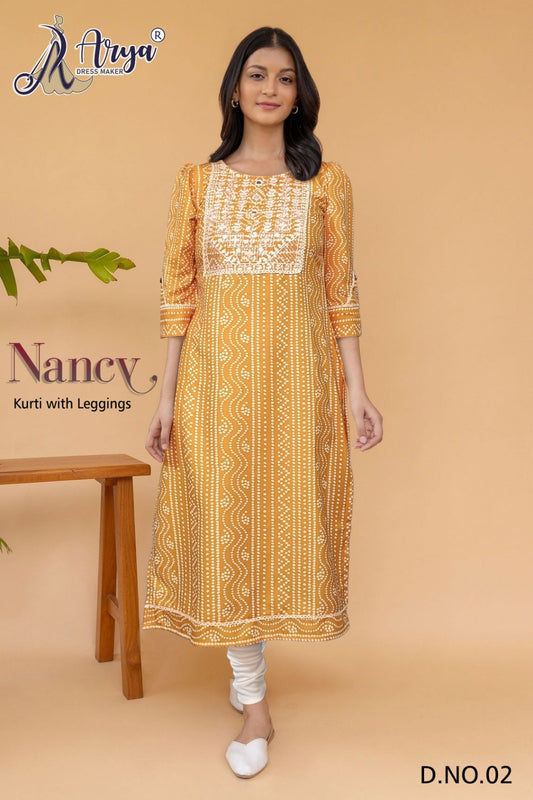 02 Nancy Adm Kurti Pant Set