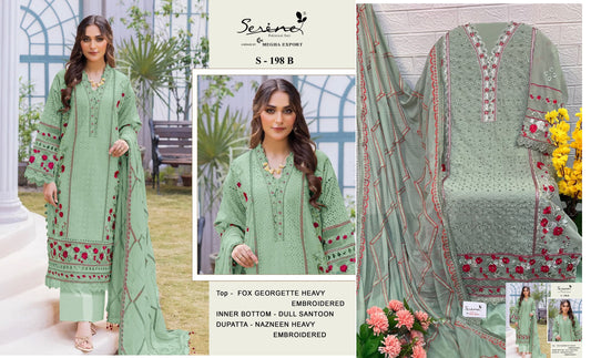 S-198-B Serine Pakistani Salwar Suits