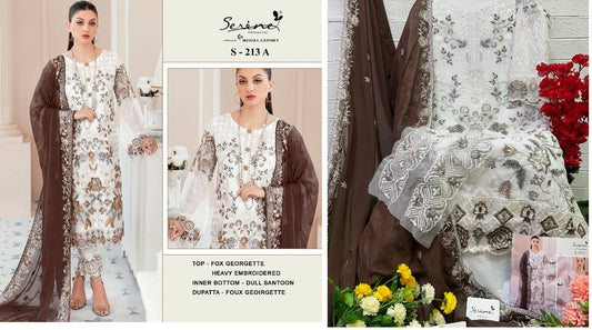 S-213A Serine Pakistani Salwar Suits