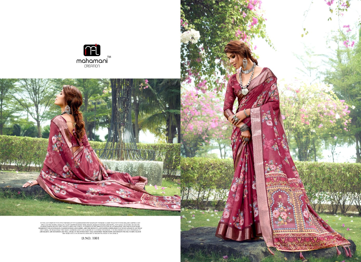 1001 Nancy Mahamani Creation Sarees