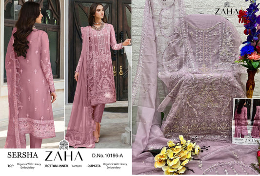 10196A Zaha Pakistani Salwar Suits