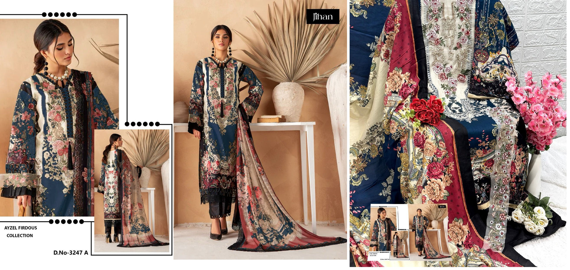 3247A Jihan Pakistani Salwar Suits