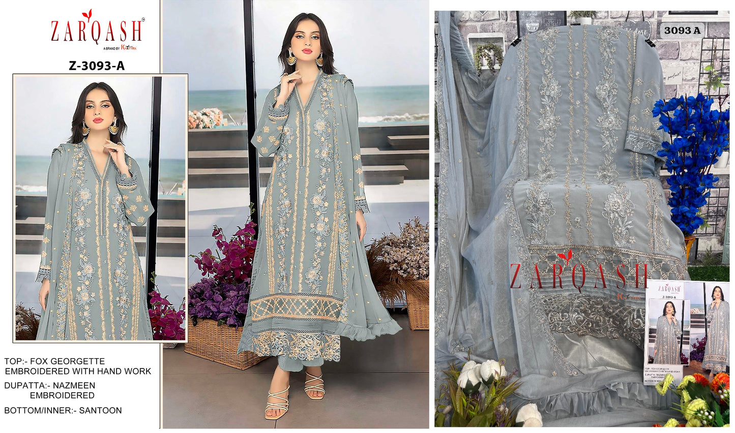 3093A Zarqash Pakistani Salwar Suits