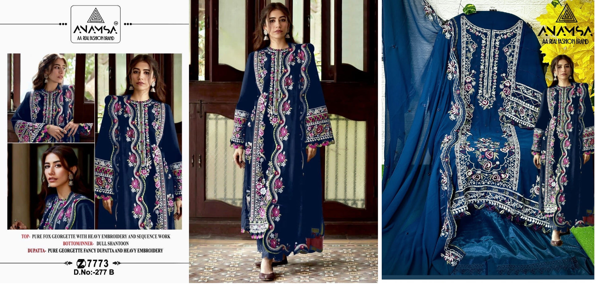 277B Anamsa Pakistani Salwar Suits
