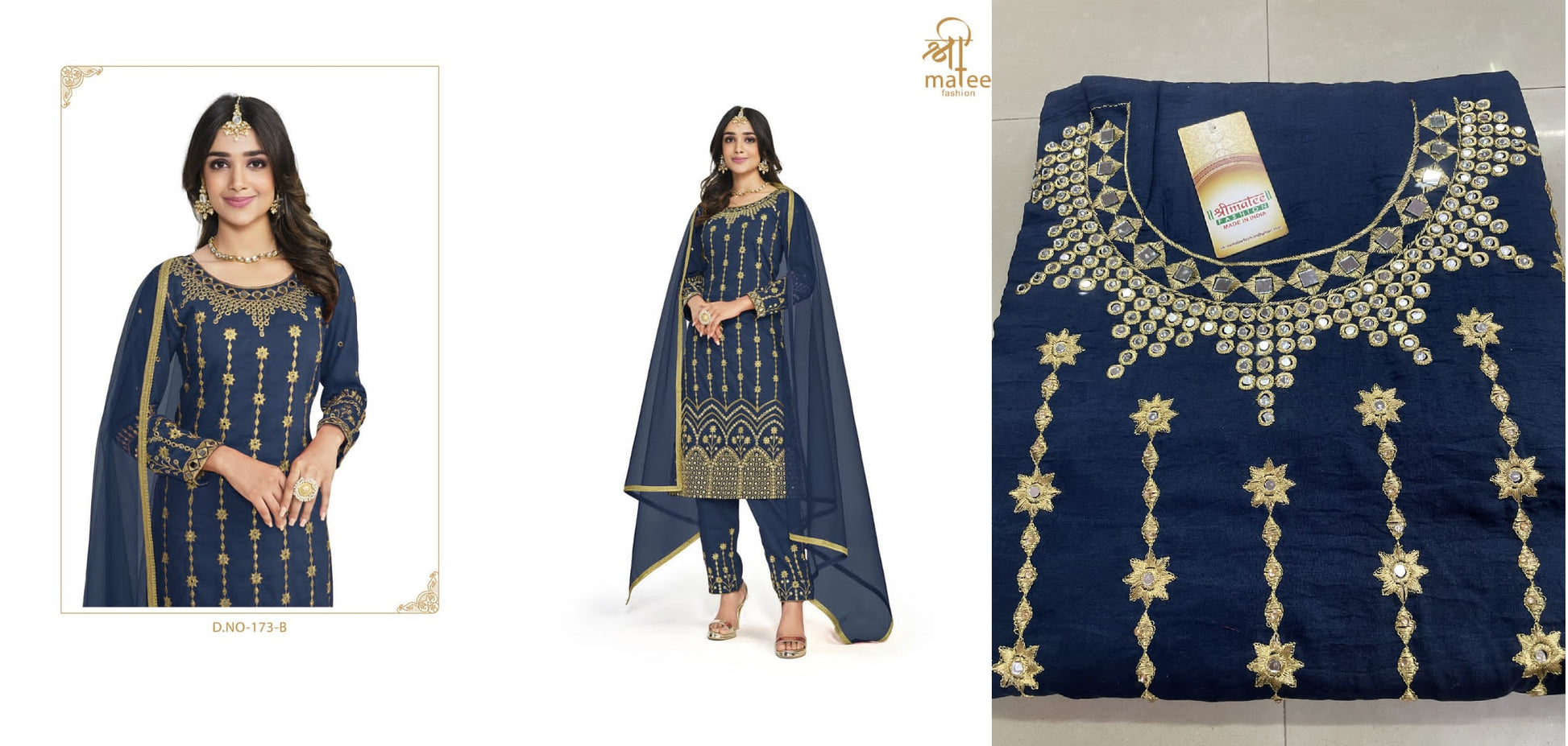 173B Bebo Vol 14 Shree Matee Fashion Unstitched Suits