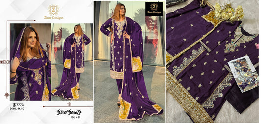 443D Ziaaz Designs Pakistani Salwar Suits