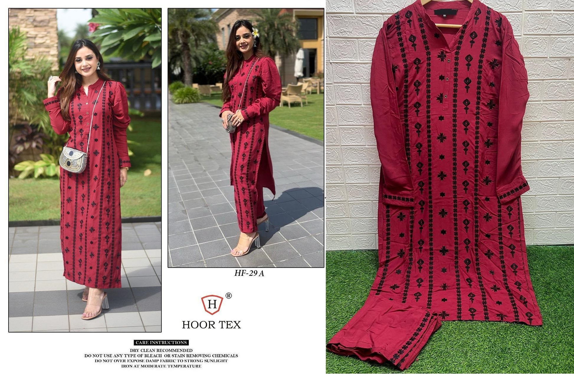 21A Hoor Tex Kurti Pant Set