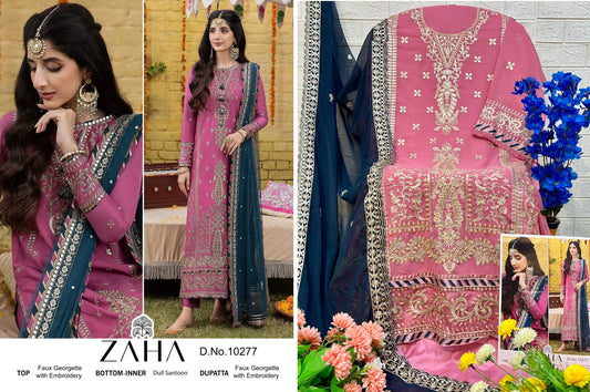 10277 Zaha Pakistani Salwar Suits