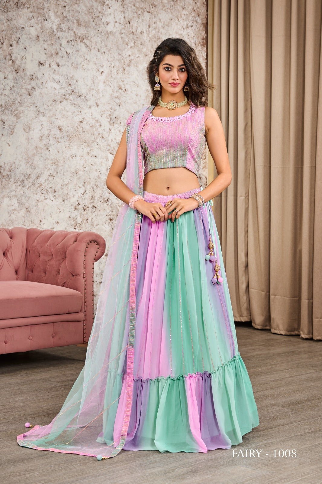 1008 Fairy Jivora Readymade Lehenga Choli
