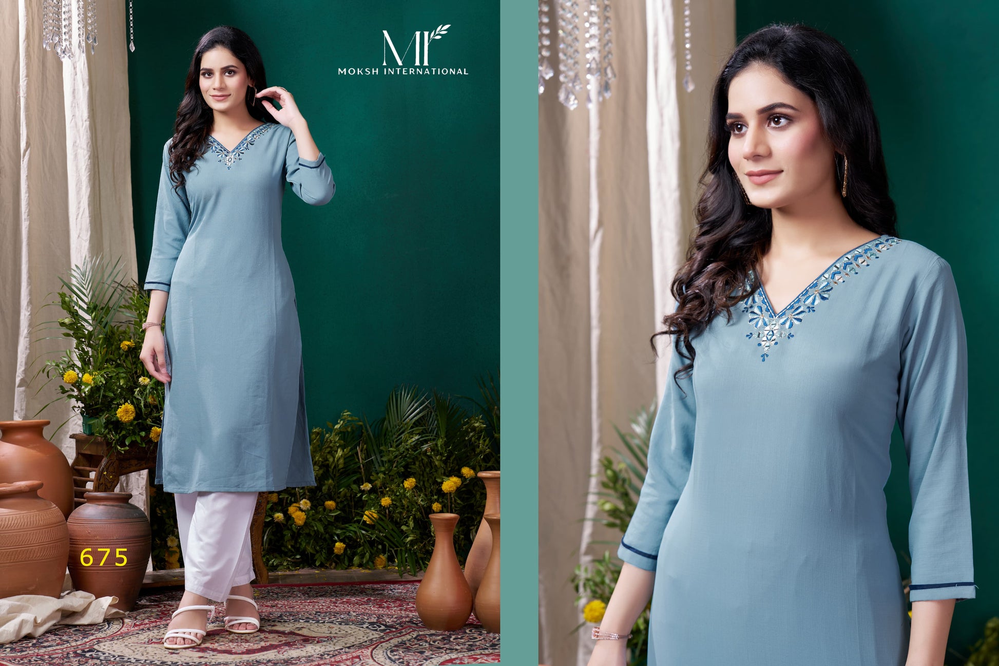 675 Giva Vol 2 Moksh Handwork Kurti