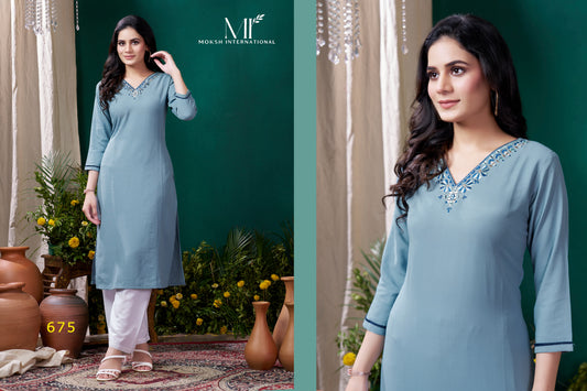 675 Giva Vol 2 Moksh Handwork Kurti