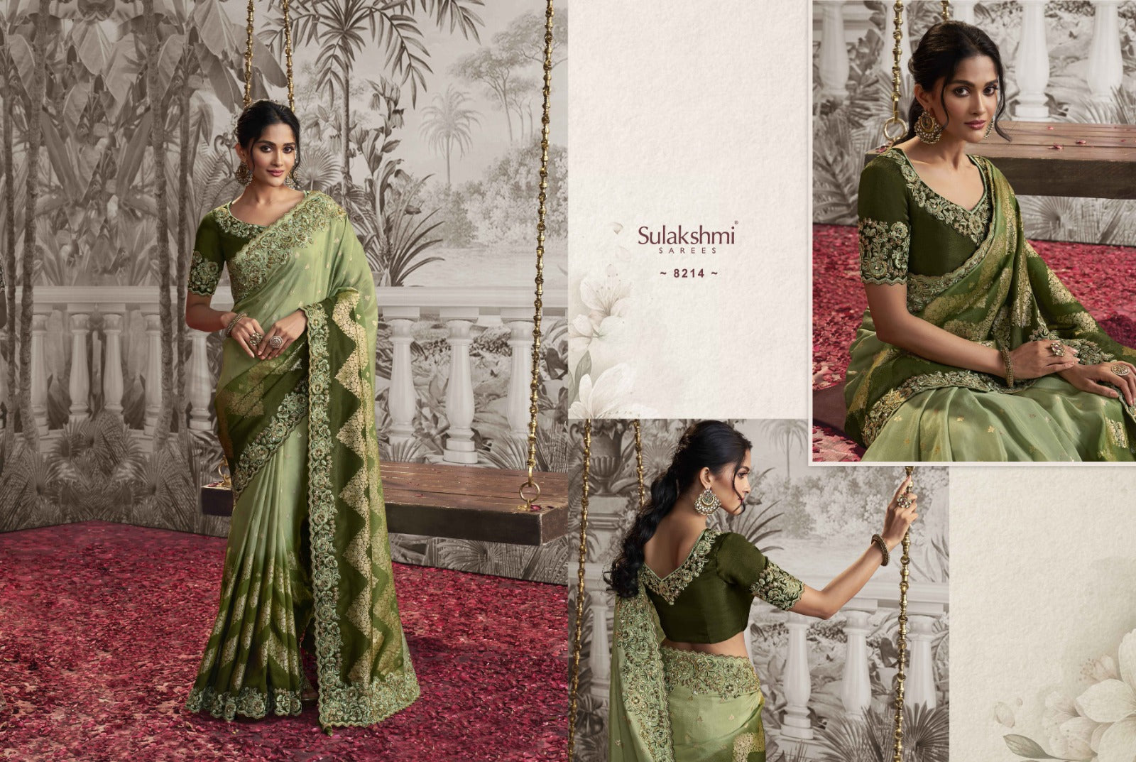 8214 Noor Sulkashmi Sarees