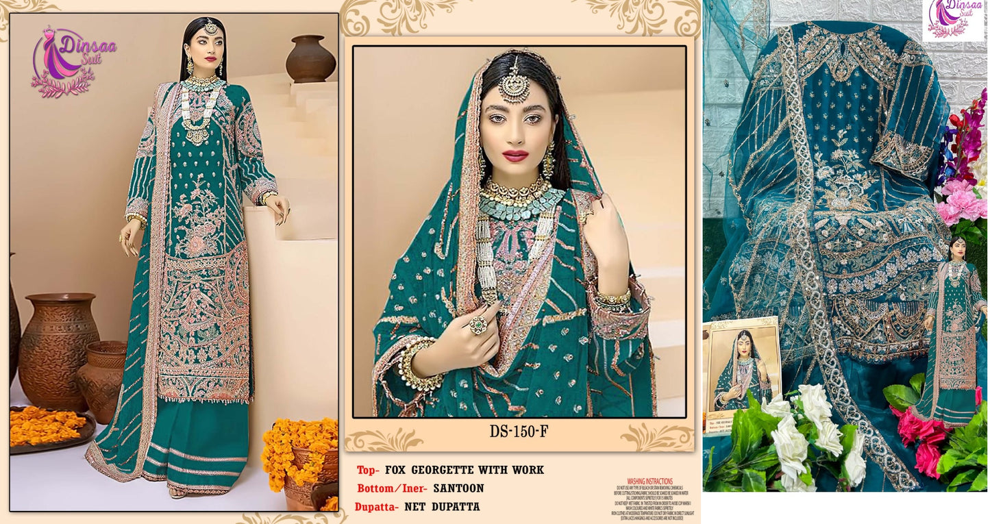 150F Dinsaa Suit Pakistani Salwar Suits