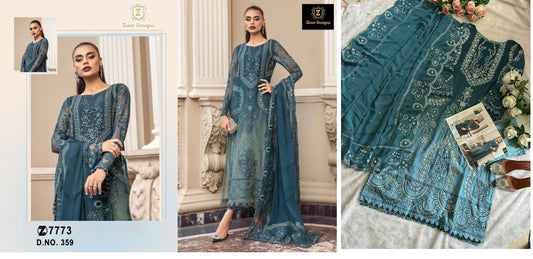 359 Ziaaz Designs Pakistani Salwar Suits