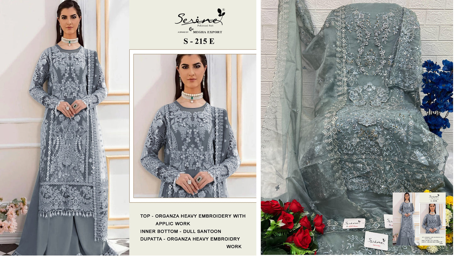 215E Serine Pakistani Salwar Suits