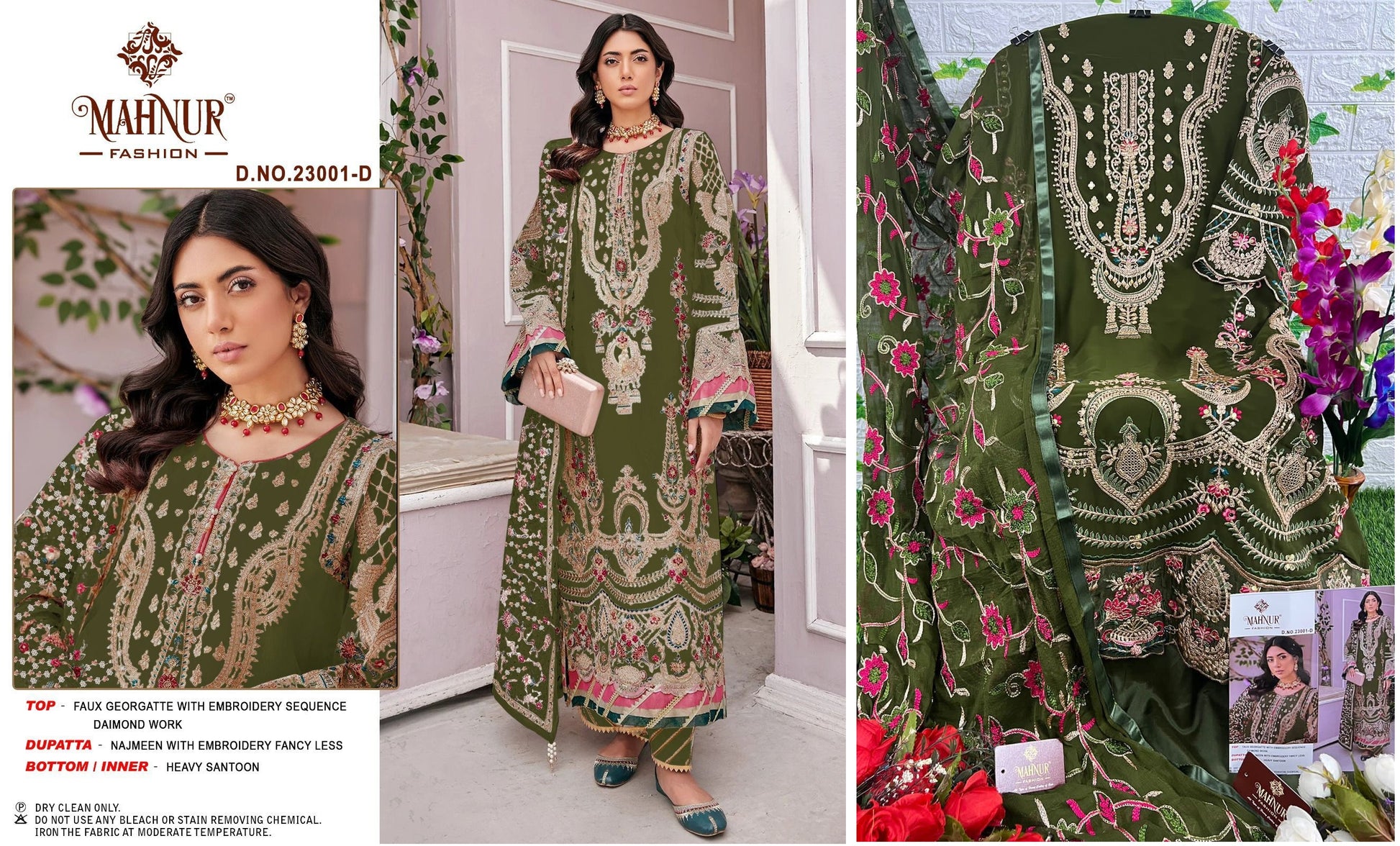 23001D Mahnur Pakistani Salwar Suits