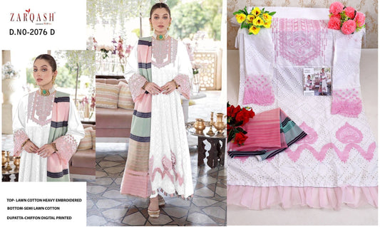 Z-2076D Zarqash Pakistani Salwar Suits