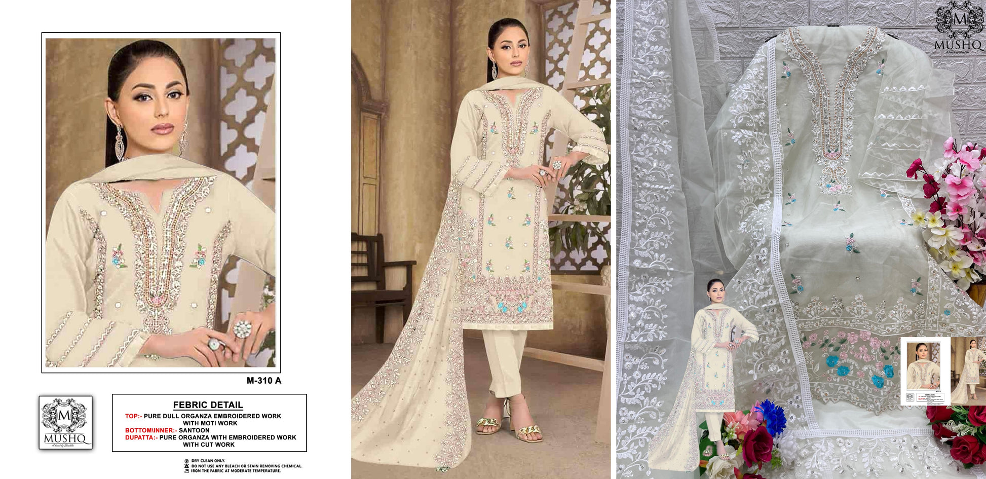 310A Mushq Pakistani Salwar Suits