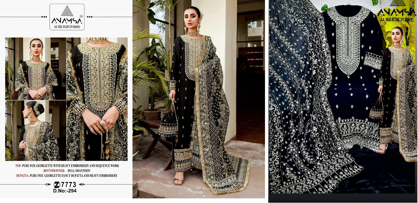 294 Anamsa Pakistani Salwar Suits