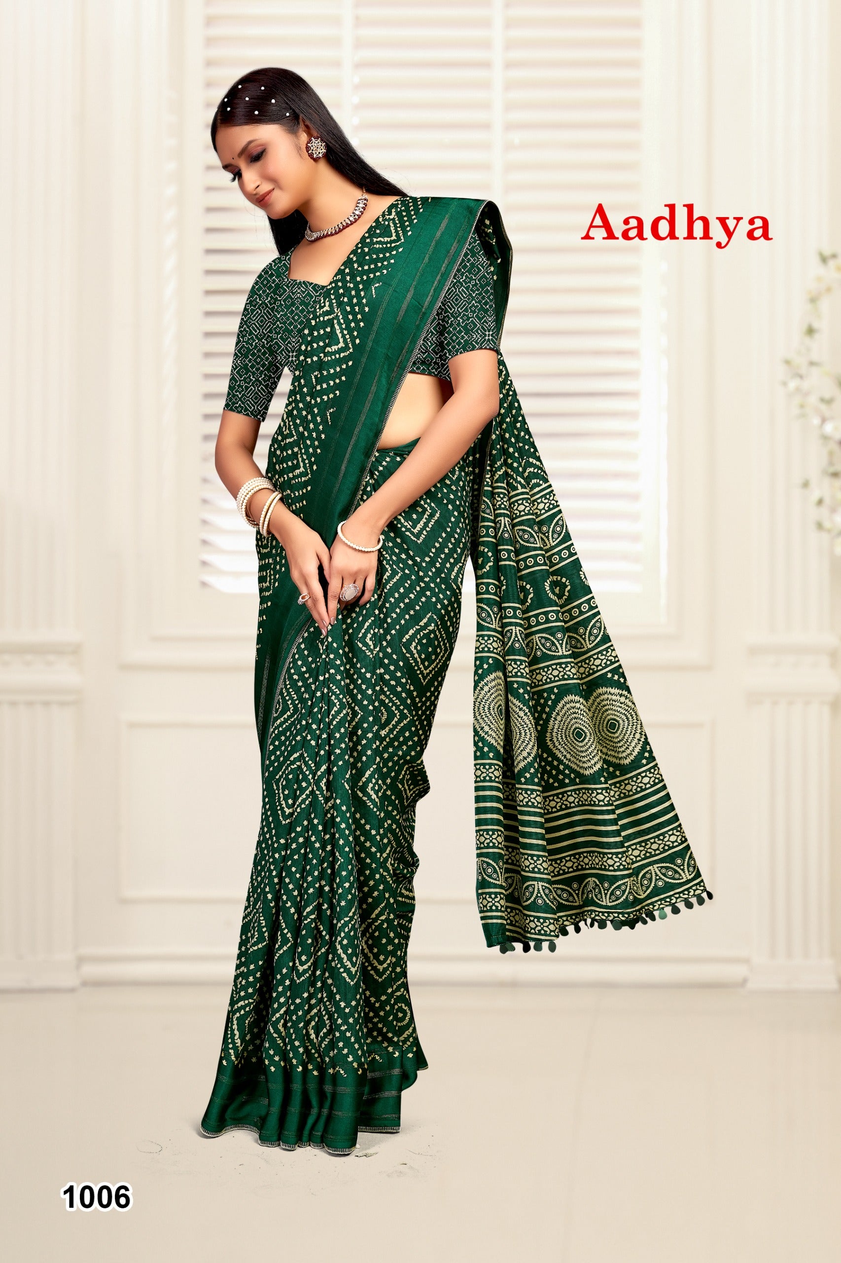 1006 Aadhya Mahamani Creation Sarees