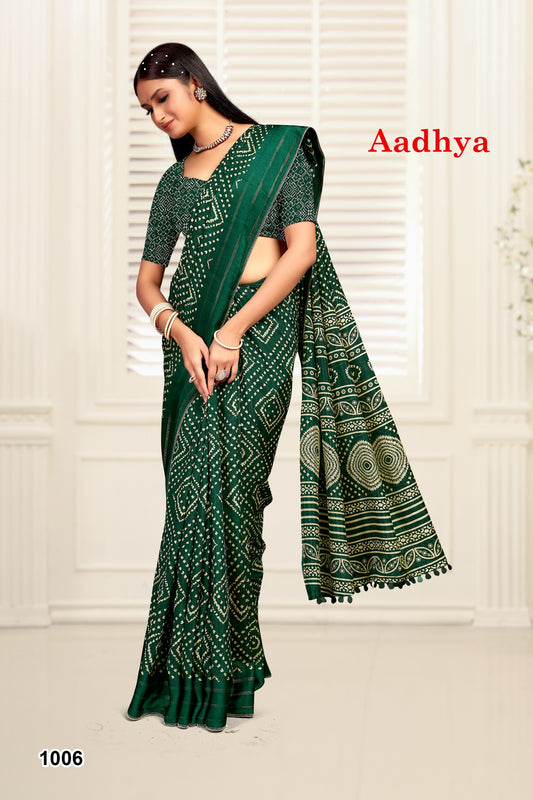 1006 Aadhya Mahamani Creation Sarees