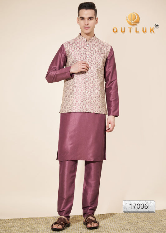 17006 Wedding Collection Vol 17 Outluk Mens Kurta Pyjama