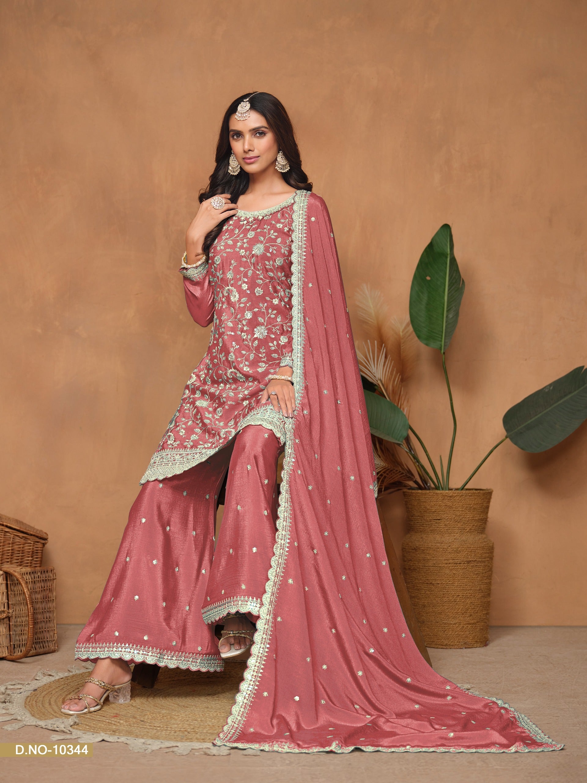 10344 Vol 34 Anjubaa Unstitched Suits
