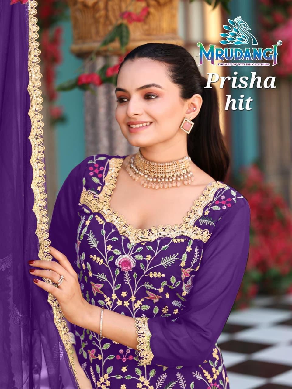 687 Prisha Hit Mrudangi Georgette Readymade Suits