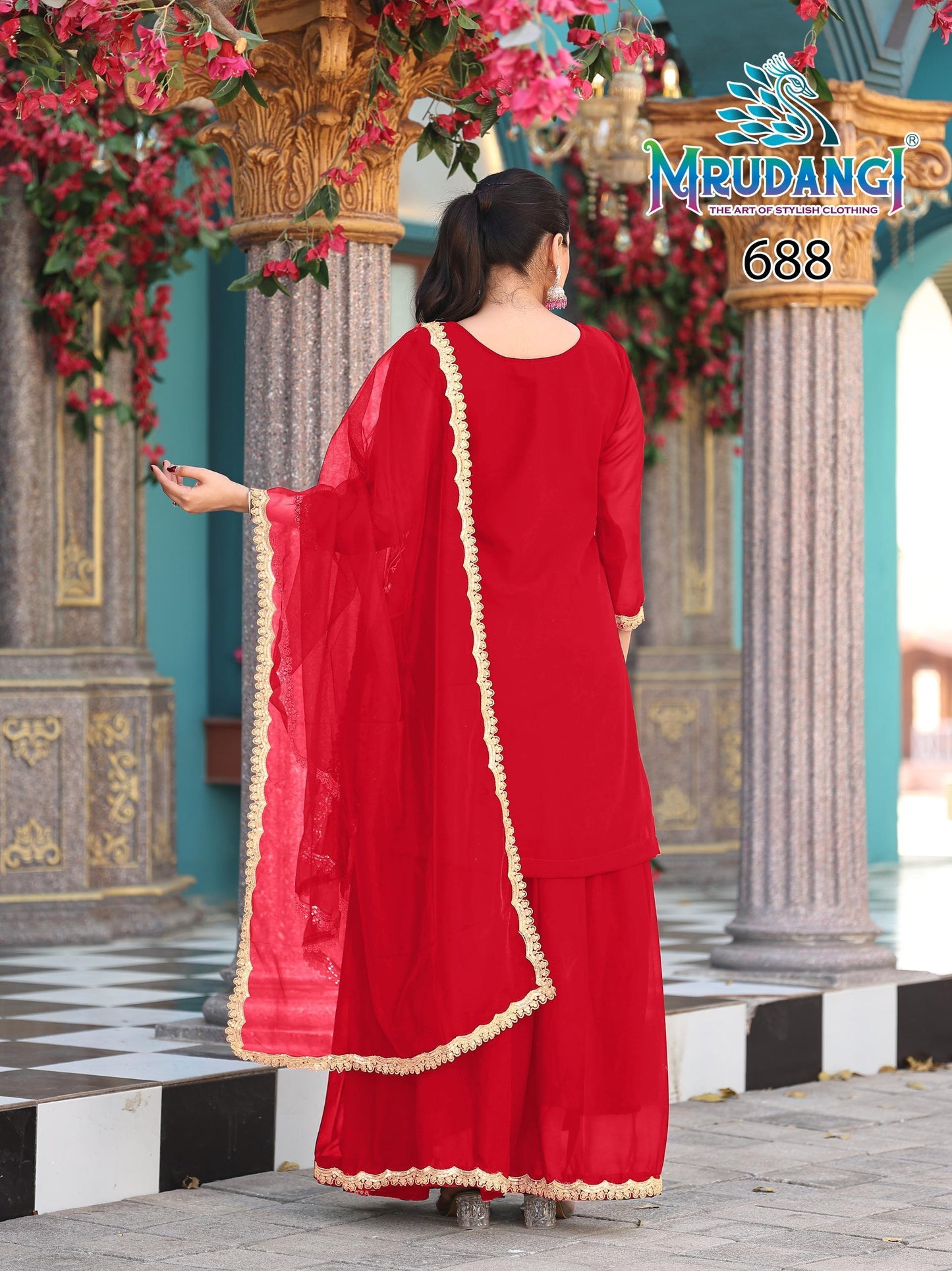 688 Prisha Vol 3 Mrudangi Georgette Readymade Suits