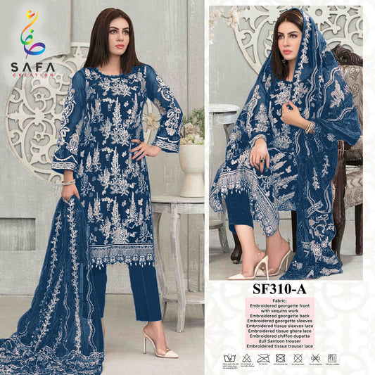 310-A Safa Creation Pakistani Salwar Suits