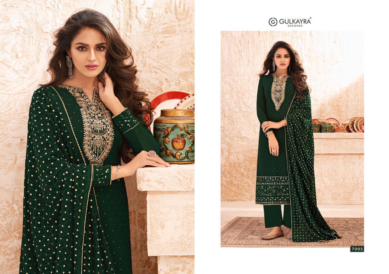 7005 Nazmin Gulkayra Designer Unstitched Suits