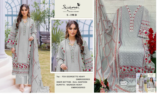 S-198-D Serine Pakistani Salwar Suits