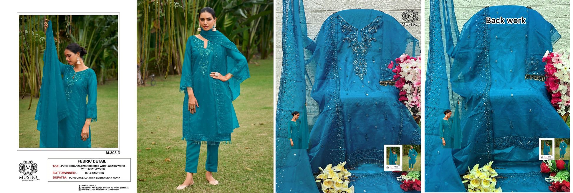 303D Mushq Pakistani Salwar Suits