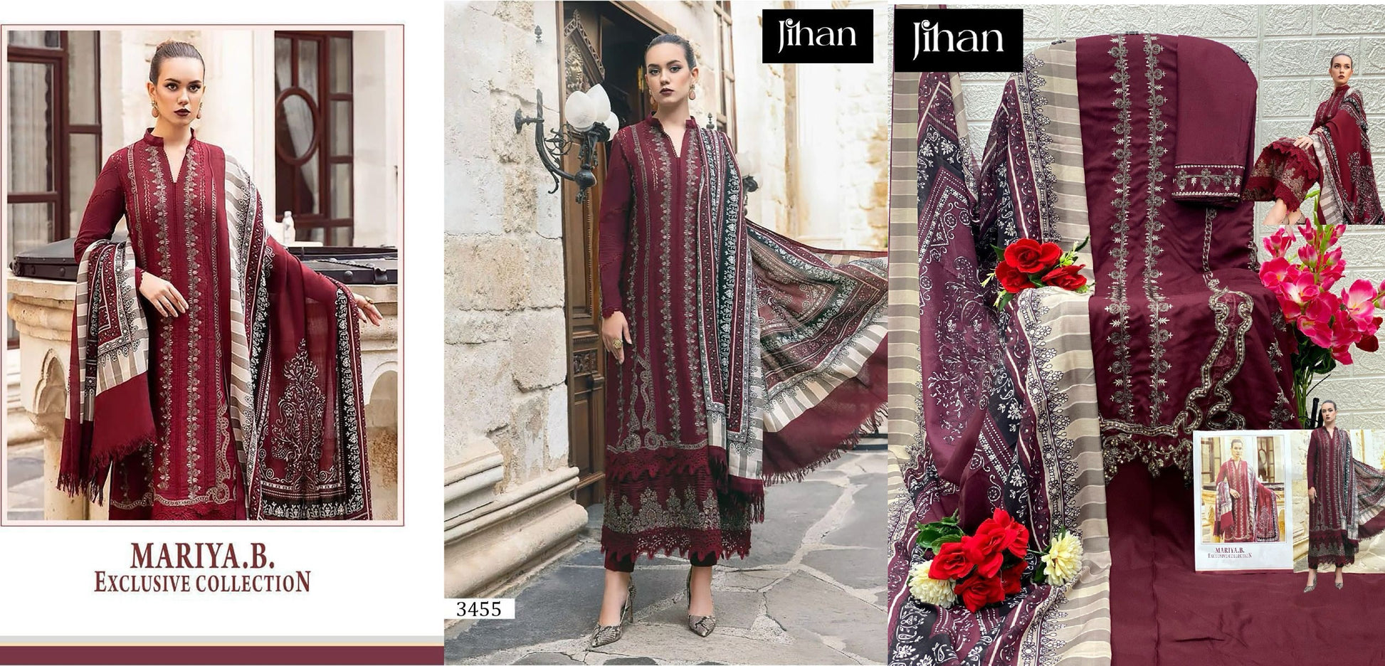 3455 Jihan Pakistani Salwar Suits