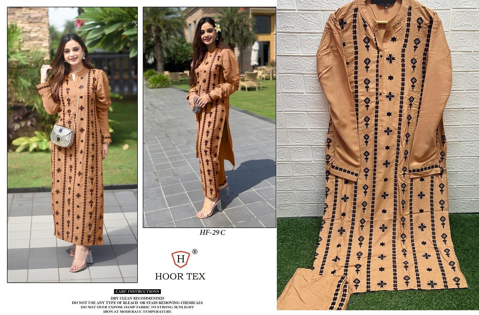 21C Hoor Tex Kurti Pant Set