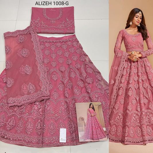 1008G Bridal Heritage Color Splash Alizeh Lehenga Choli