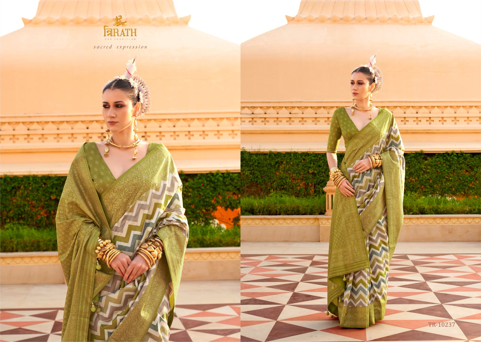 10237 Pratha Trirath Sarees