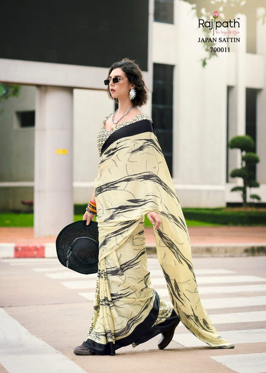 700011 Rare Rabbit Rajpath Japan Sattin Sarees