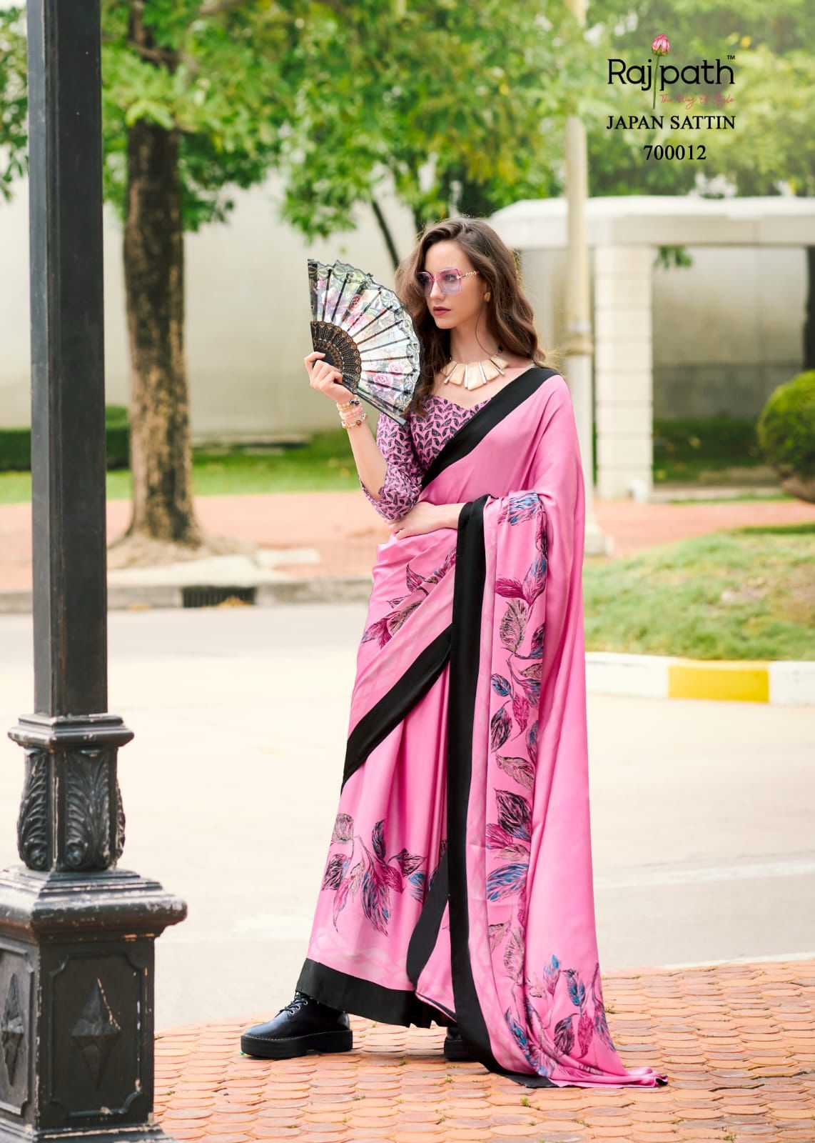 700012 Rare Rabbit Rajpath Japan Sattin Sarees