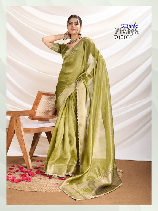 70003 Zivaya Sethnic Gold Infused Sarees