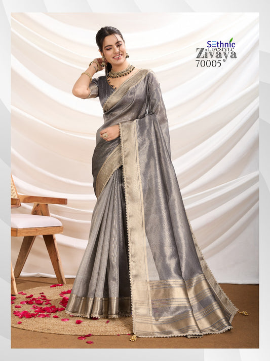 70005 Zivaya Sethnic Gold Infused Sarees