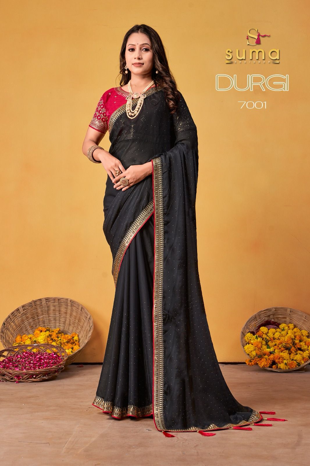 7001 Durga Suma Designer Rangoli Sarees