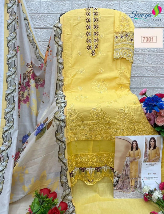 7001 Saniya Trendz Embroidery Pakistani Salwar Suits
