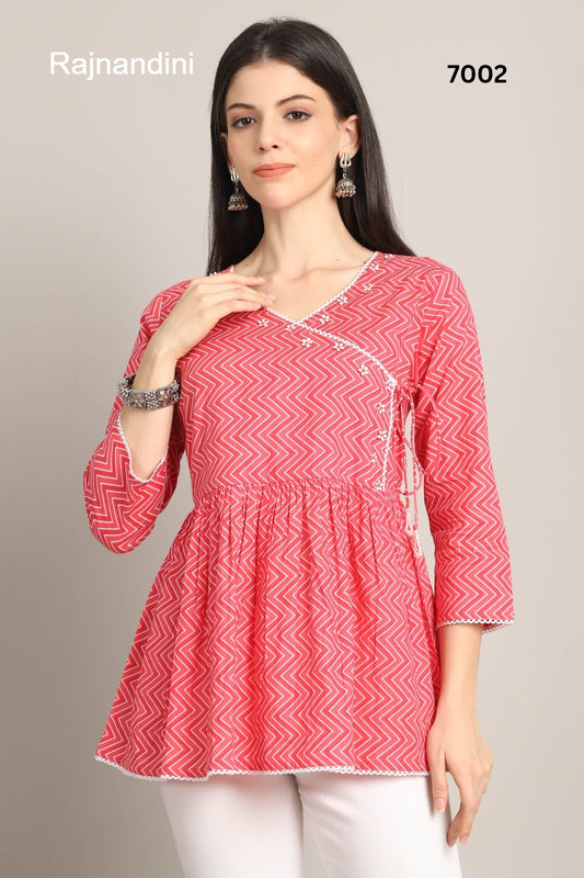 7002 Rajnandini Cotton Women Top