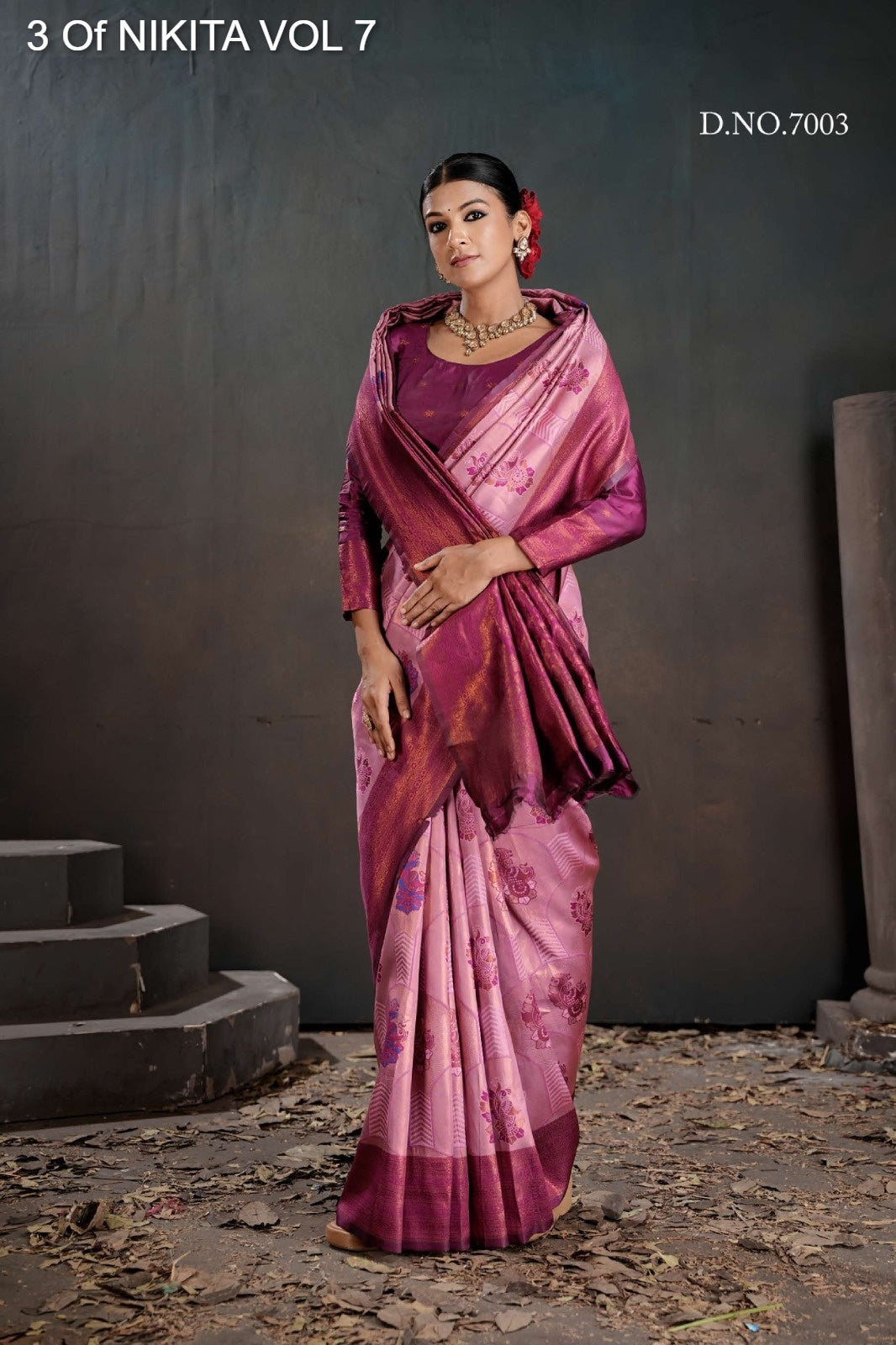 7003 Nikita Vol 7 3 Of Kanchi Silk Sarees