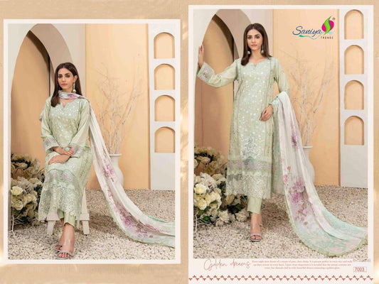 7003 Saniya Trendz Embroidery Pakistani Salwar Suits