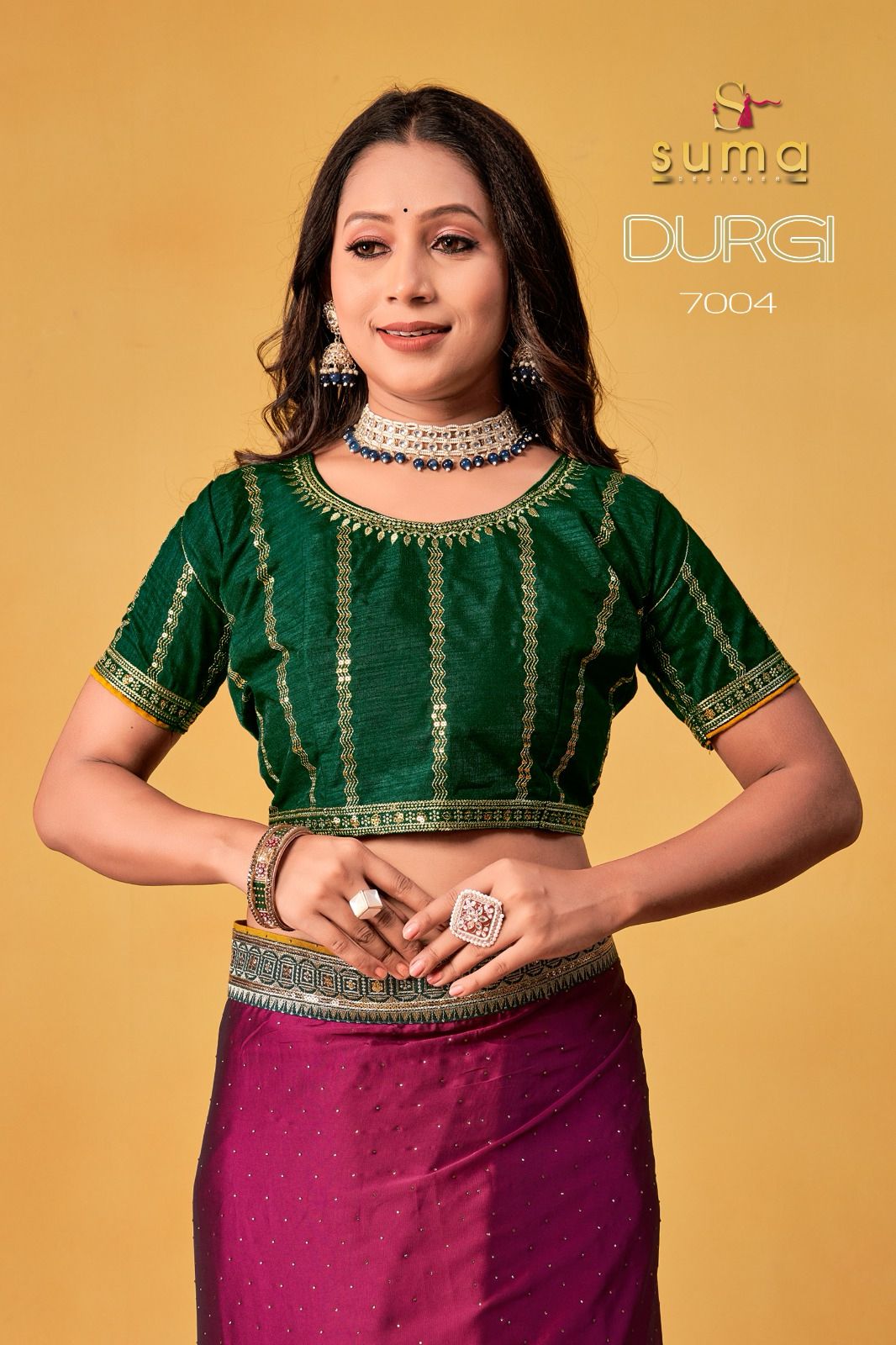 7004 Durga Suma Designer Rangoli Sarees