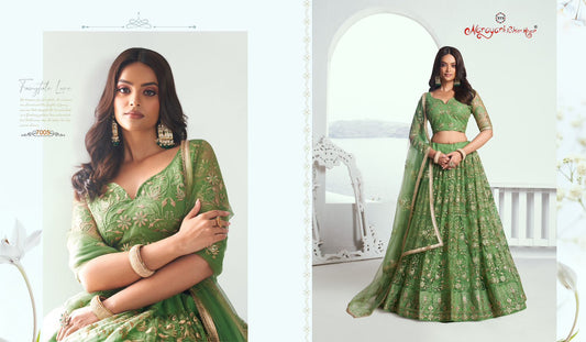 7005 Chandrakala Vol 1 Narayani Fashion House Butterfly Net Lehenga Choli