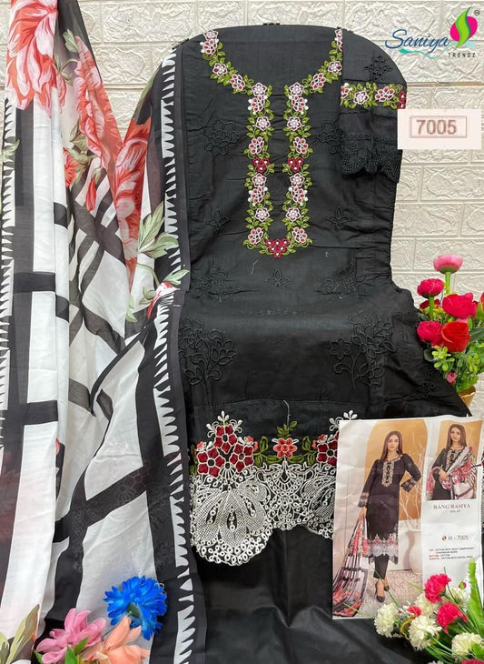 7005 Saniya Trendz Embroidery Pakistani Salwar Suits