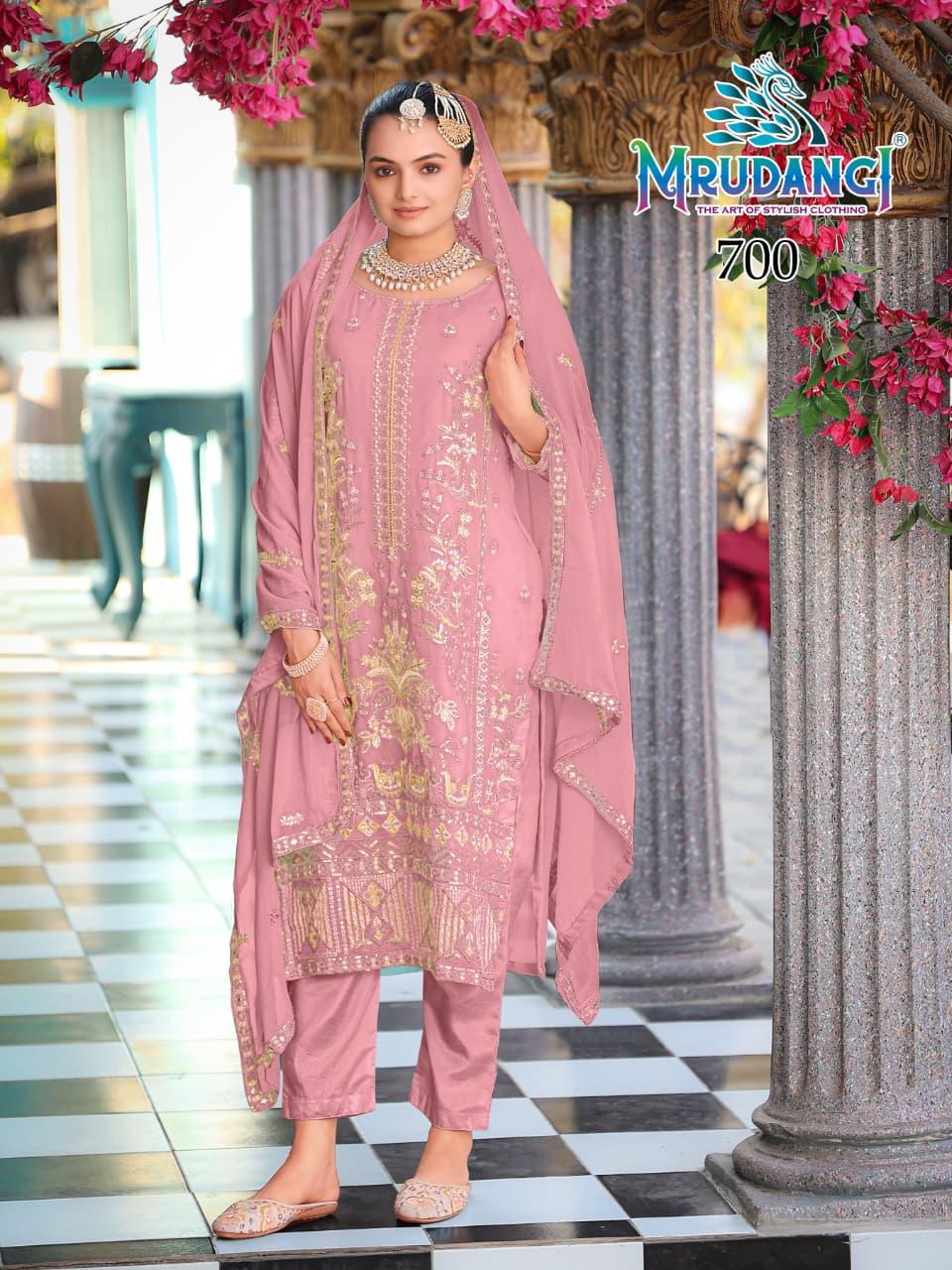 700 Roshni Mrudangi Georgette Readymade Suits